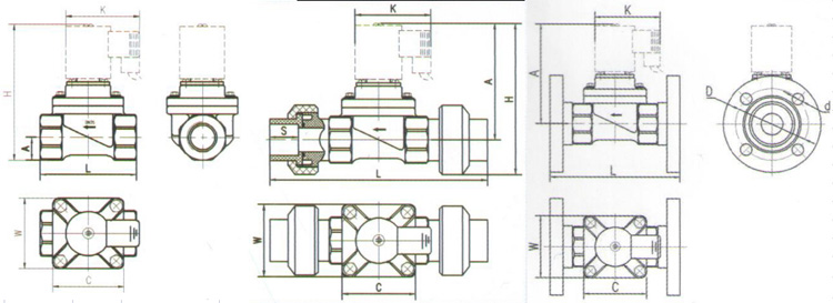PPH電磁閥規(guī)格尺寸